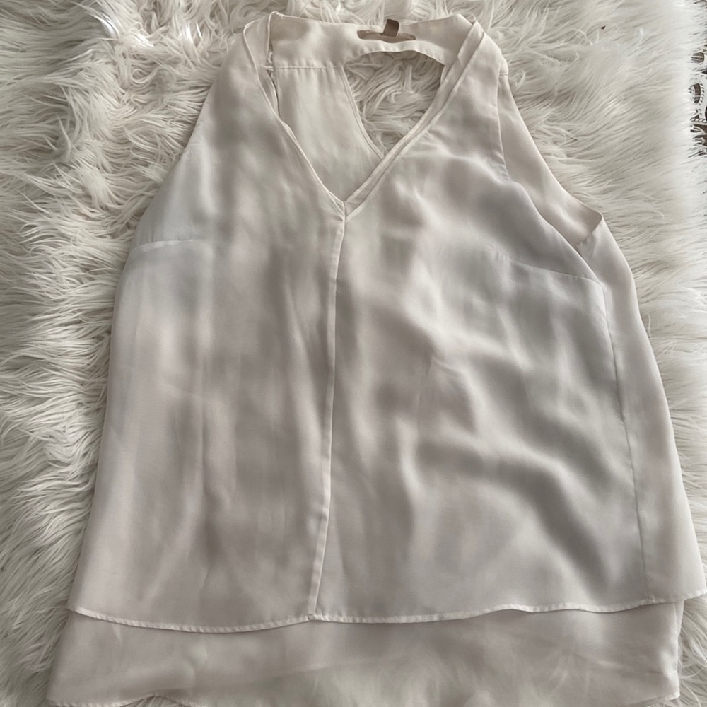 Banana republic medium suit blouse white